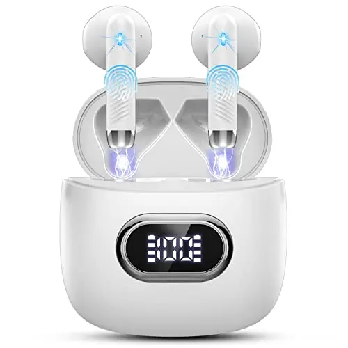 Bluetooth 5.4 Kabellose In-Ear Kopfhörer mit 42 Std. Spielzeit und Noise Cancelling