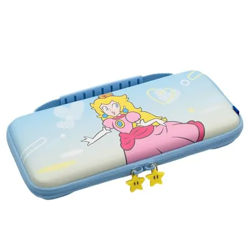 HORI Nintendo Switch Slim Tough Pouch - Offiziell lizenziert (City Pop Peach)