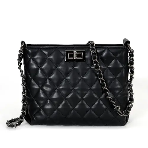 TANTOMI Damen Umhängetasche - Stylische PU Leder Crossbody Bag für Alltag und Einkaufen