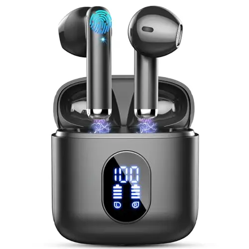 Drsaec Bluetooth 5.4 Kabellose In-Ear Kopfhörer mit 30 Std Akkulaufzeit und Noise Cancelling, IP7 Wasserdicht