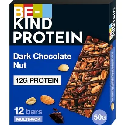 Be-Kind Müsliriegel mit dunkler Schokolade - 12er Pack, je 50 g
