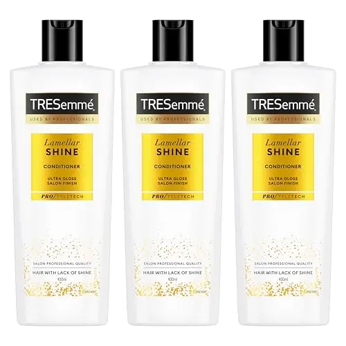 TRESemmé Conditioner Lamellar Shine für glänzendes Haar, 3 x 400 ml