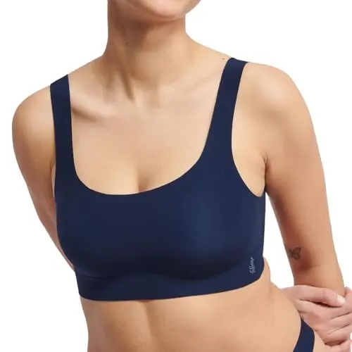 Sloggi Damen Zero Feel 2.0 Top, Navy Blue, XS