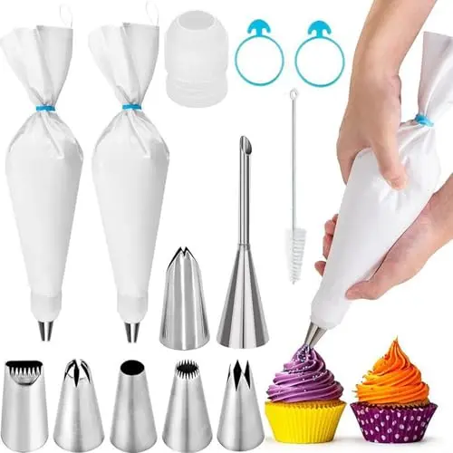 Piping Bags and Nozzles Set