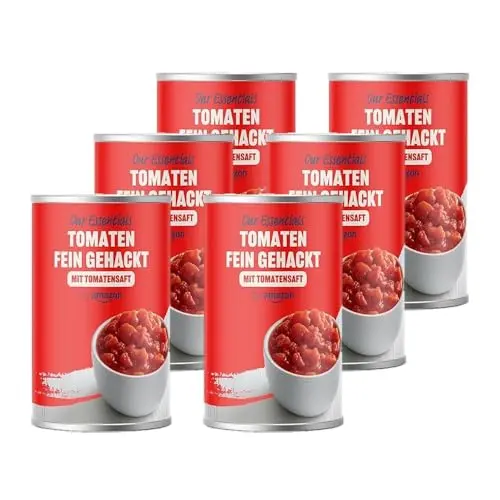 Amazon Tomaten in Stückchen, 400 g, Packung mit 6