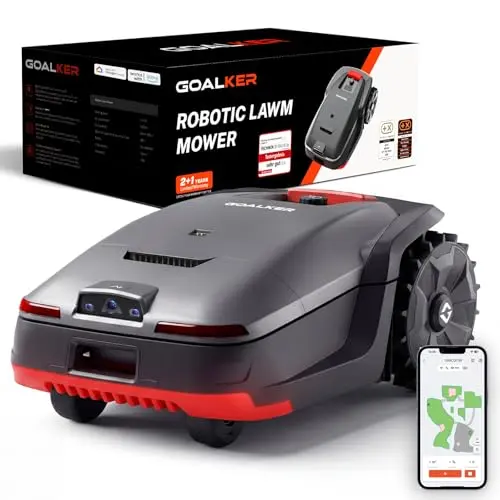 GOALKER UNICUT H1 Mähroboter mit KI, 4G, Hindernisvermeidung, Google/Home Alexa-Kompatibel