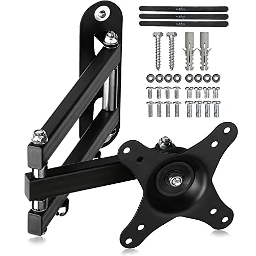 Suptek TV Wandhalterung schwenkbar und neigbar für 15-32 Zoll TVs und Monitore, bis 13 kg, VESA 100x100mm/75x75mm