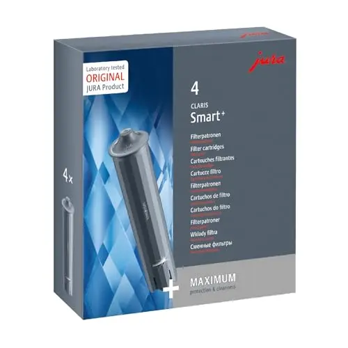 JURA CLARIS Smart+ Filterpatrone mit automatischer Filtererkennung - 4er-Pack