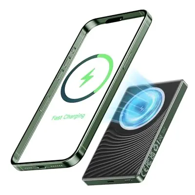 Ntaanoo Magnetische Powerbank für iPhone 12 bis 17
