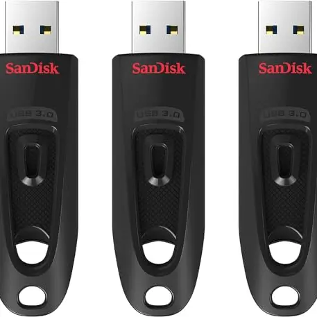 SANDISK Ultra 64 GB USB-A Laufwerk 3er Pack
