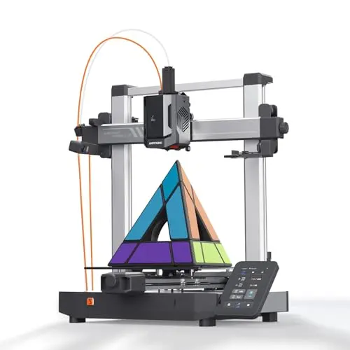 Anycubic Kobra 3 V2 3D Drucker mit Auto Nivellierung und Hochgeschwindigkeitsdruck 600mm/s, Druckgröße 255x255x260mm