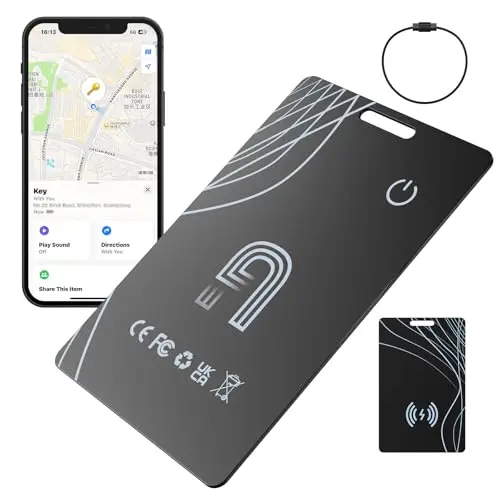 Air Tag Wallet Tracker - Smart Bluetooth Tracker, Kompatibel mit Apple Wo ist, Schlüsselfinder für Koffer, Hunde, Kinder und mehr