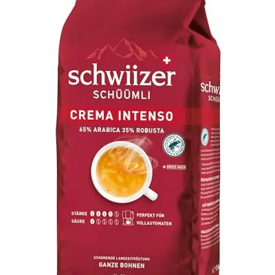 Schwiizer Schüümli Intenso Kapsel Bohnenkaffee 1kg - UTZ-zertifiziert