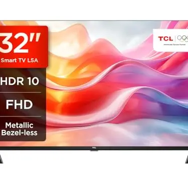 TCL 32L5A 32 Zoll FHD Smart TV mit HDR, Android TV und Dolby Audio, Google Assistant kompatibel