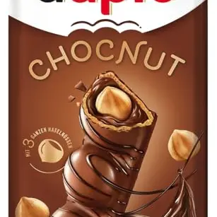 Duplo Chocnut – Schokoriegel mit Haselnüssen, Waffel & Haselnusscreme, 5x26g
