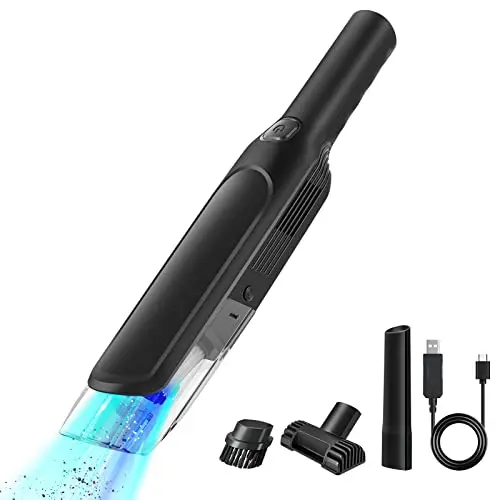 RaMokey Kabelloser Handstaubsauger - 6000PA Mini Akku-Staubsauger für Tierhaare, Haushalt und Auto