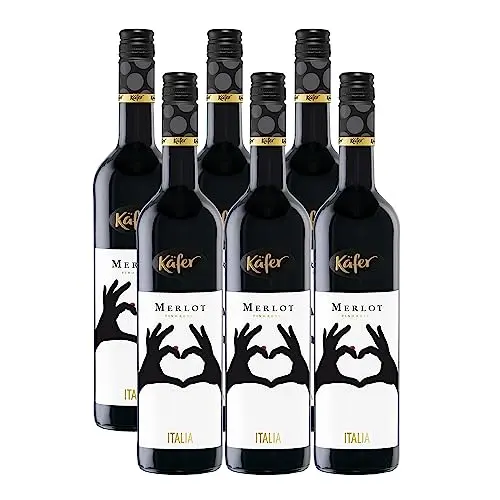 Feinkost Käfer Italien Merlot trocken (6 x 0,75 l)