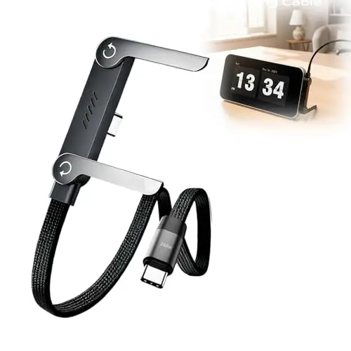 2-in-1 Ladekabel mit Ständer für Smartphone (Typ-C), 2026 Neu