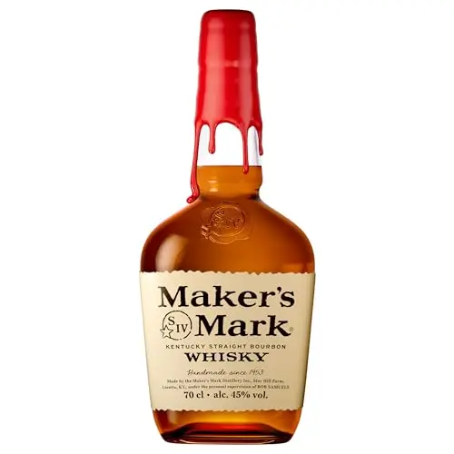 Maker's Mark Kentucky Straight Bourbon Whisky, 700ml - vollmundig & weich, 45% Vol.