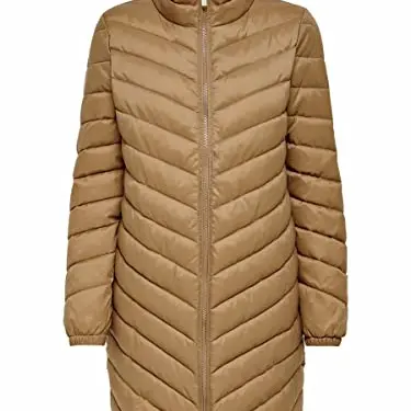 ONLY Damen Onlnewtahoe Mantel, Toasted Coconut, Größe S