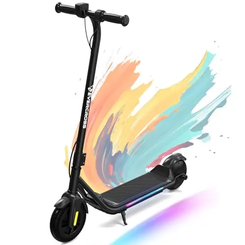 EVERCROSS E6 Elektroroller für Kinder, 7" E-Scooter für 6-12 Jahre, bis zu 15 km Reichweite, 3 Geschwindigkeitsmodi