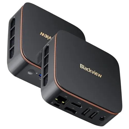 Blackview MP20 Mini PC - 8GB RAM, 256GB SSD, 4K Dual Display, WiFi 6 - Perfekt für Zuhause und Büro