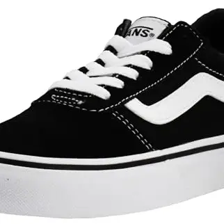 Vans Damen Ward Sneaker Schwarz/Weiß, Gr. 39 EU