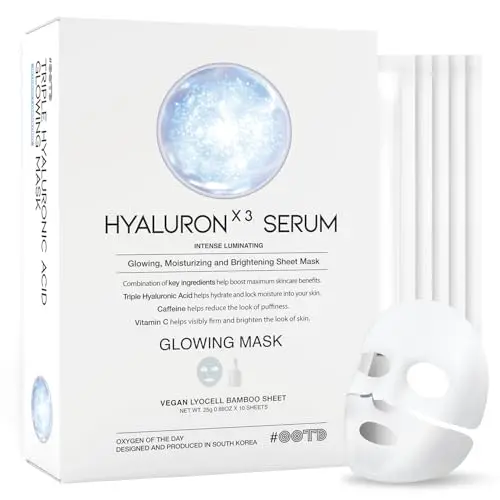 #OOTD Glow Sheet Mask – Intensive Feuchtigkeit und Strahlkraft für frische, strahlende Haut in wenigen Minuten.