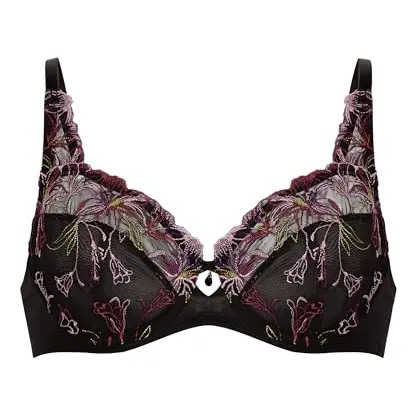 HUNKEMÖLLER Bügel-BH Lily - Caviar, Unwattiert, Größe 70C