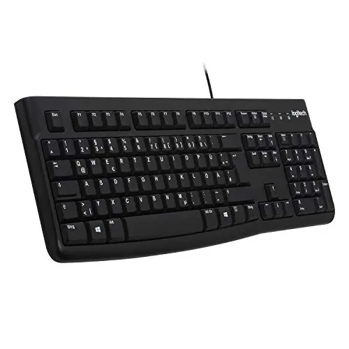 Logitech K120 Kabelgebundene Business Tastatur für Windows & Linux