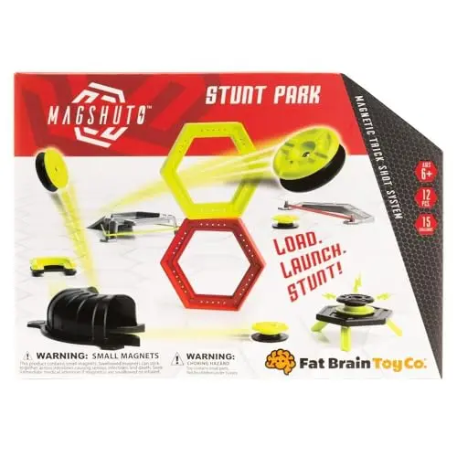 Fat Brain Magshuto Stunt Park – Reaktionsspiel für Kinder