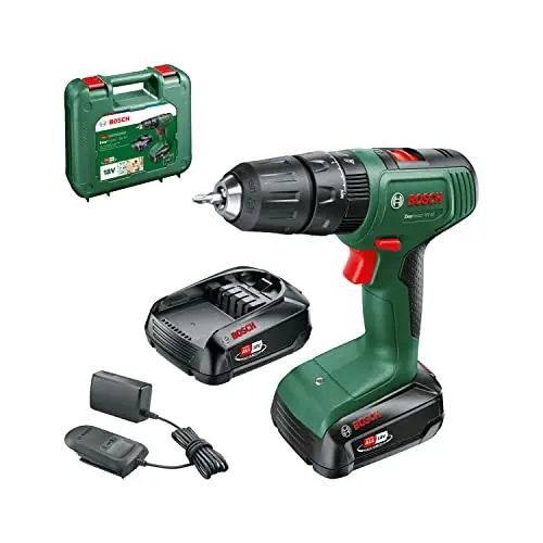 Bosch EasyImpact Akku Schlagbohrschrauber 18V-40 mit 2 Akkus im Koffer