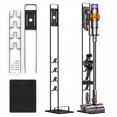 Ständer für Dyson V15 V12 V11 V10 V8 V7 – Freistehende Halterung, 127 cm hoch, 4 kg, kein Bohren