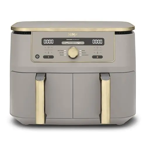 Ninja Dual Zone Digital Air Fryer mit 2 Schubladen, 6-in-1, 9,5L, Heißluftfritteuse
