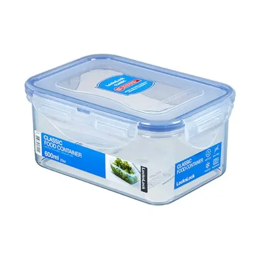 LocknLock Frischhaltedose 0,6 L, luft- und wasserdicht, BPA-frei, für Gefrierschrank und Mikrowelle