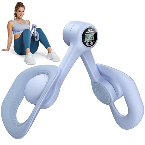 MERACH Thigh Master - Oberschenkel- und Beckenbodenmuskeltrainer für Frauen (Blau)
