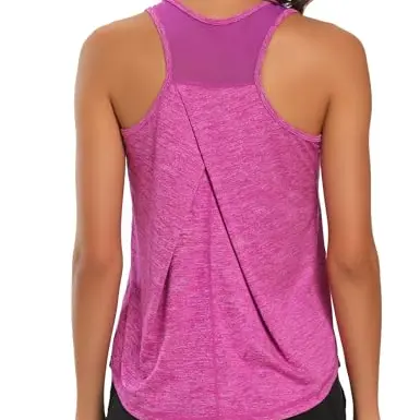 Dawnrole Damen Sport Tank Top - Leichtes Yoga Oberteil