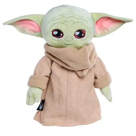 Disney Mandalorian Grogu Plüschfigur, 28 cm - Für Babys ab der Geburt