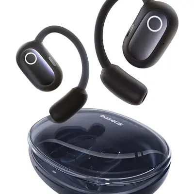 Baseus Eli Sport 1 Bluetooth Open-Ear-Kopfhörer - Ultraleicht, Wasserdicht, Ideal für Laufen und Fitness