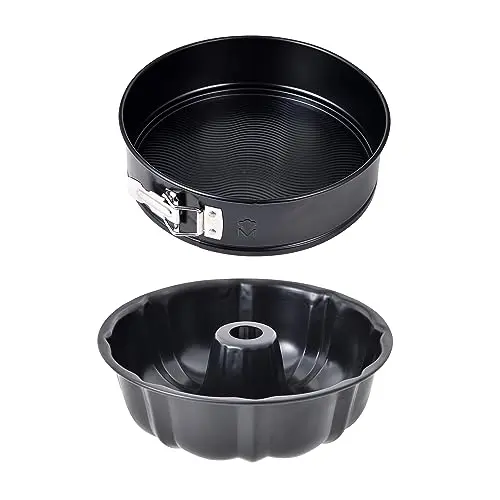 MasterPRO FOODIES COLLECTION - 2-teiliges Backofen-Set aus Kohlenstoffstahl - mit abnehmbaren Formen und Antihaftbeschichtung