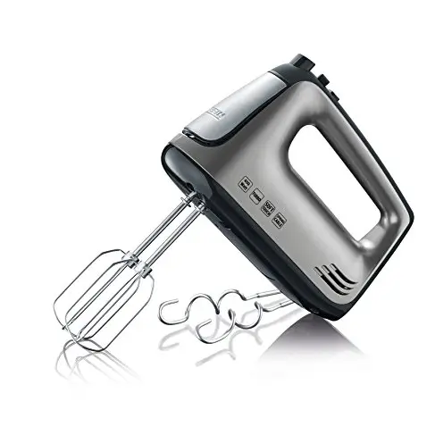 SEVERIN Handmixer HM 3832, 5 Geschwindigkeitsstufen, 400 W, grau-metallic-schwarz