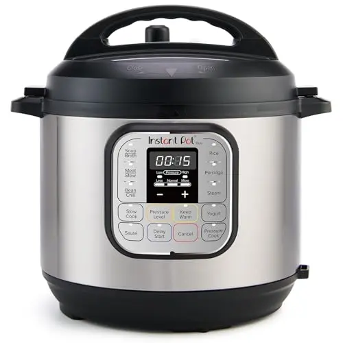 Instant Pot Duo 7-in-1 Multikocher 5,7 l – Edelstahl, Schnellkochtopf, Reiskocher, Joghurtbereiter