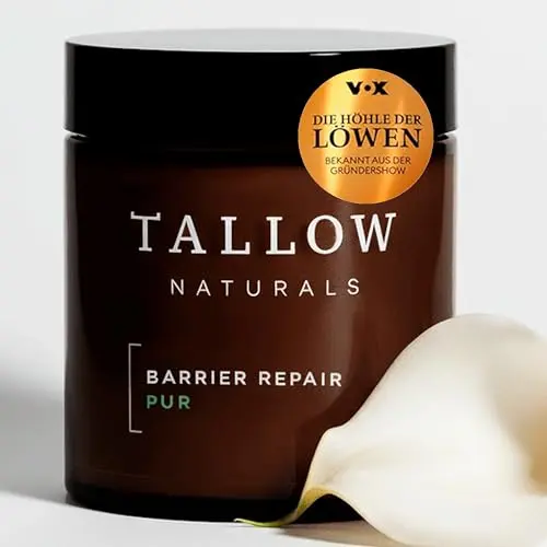 TALLOW Naturals Barrier Repair Pur - Bio Rindertalg Creme aus Deutschland - 100% natürlich (120ml)