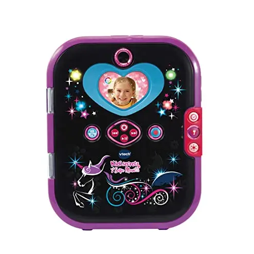 Vtech Kidisecrets Selfie Music 2.0 – Kindertagebuch mit 2 Kameras und MP3-Player – Für Kinder von 6-12 Jahren