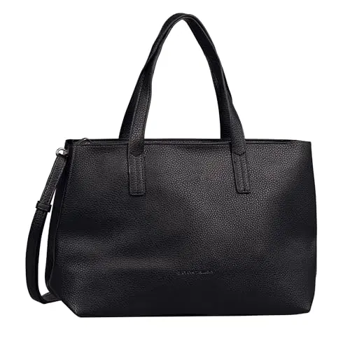 TOM TAILOR Marla Damen Shopper Umhängetasche Schwarz