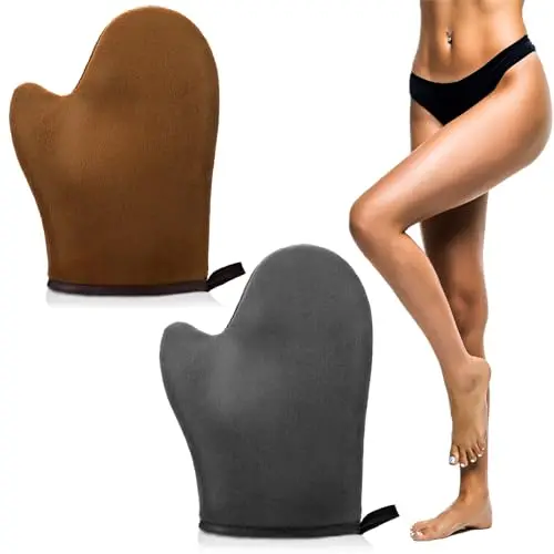 2 Stück Tanning Mitt Selbstbräuner Applikator
