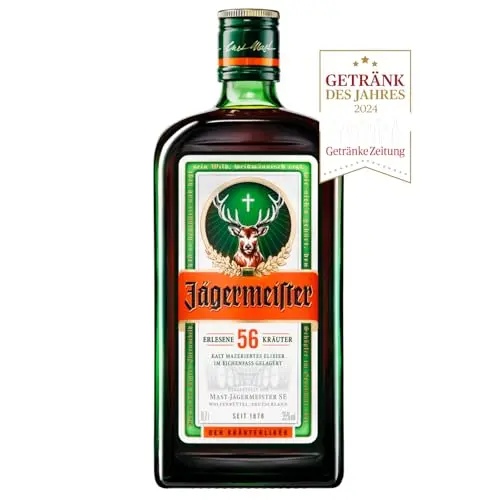 Jägermeister – 0,7l Premium Kräuterlikör 35% – Das Original aus Wolfenbüttel
