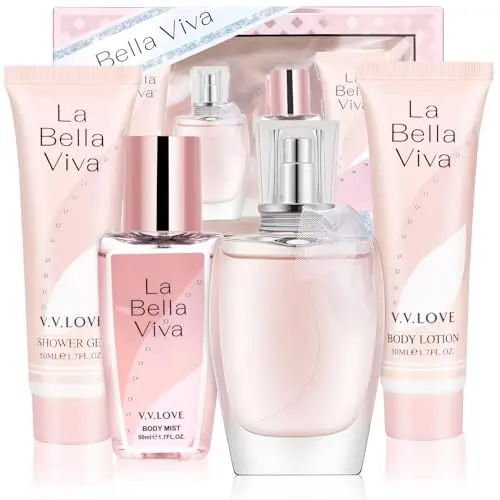 Geschenkset für Frauen mit Körperlotion, Parfüm und Duschgel - ideale Geschenkideen für Mütter, Freundinnen und Kolleginnen