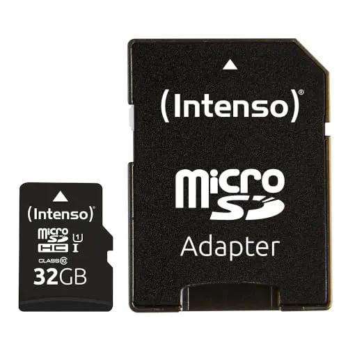 Intenso Premium microSDHC 32GB Class 10 Speicherkarte mit SD-Adapter