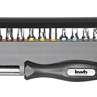 kwb Handy Bit-Box 12-tlg. mit Bit-Halter und Handgriff Schraubendreher Set